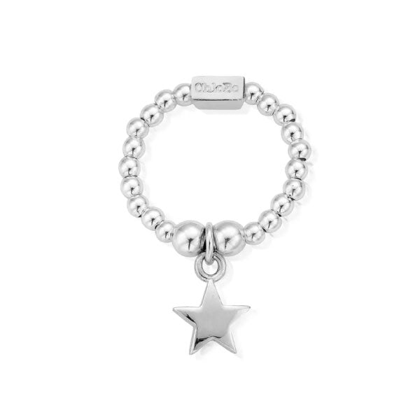 Chlobo Mini Star Ring Silver