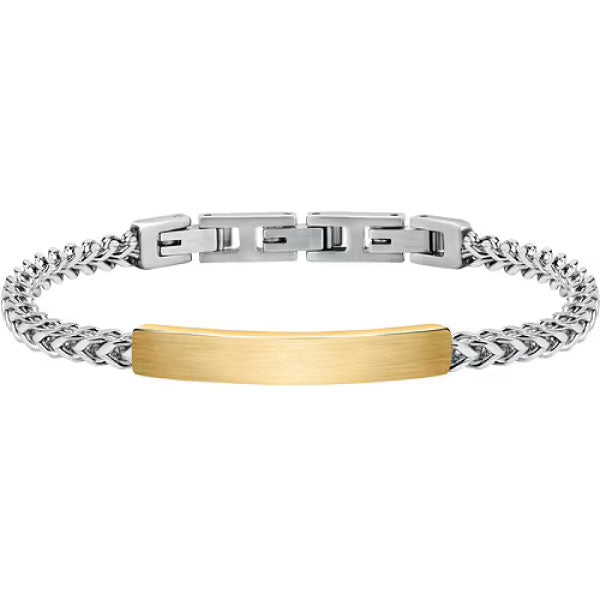 Sector Stainless Steel Two Tone ID Mens Bracelet
