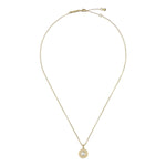 Ted Baker Cherlie Gold Tone Button Pendant Necklace