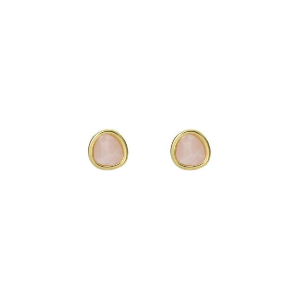 Ted Baker Peliea Gold Tone Pink Stud Earrings