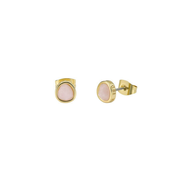 Ted Baker Peliea Gold Tone Pink Stud Earrings