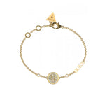 Guess Dreaming Gold Tone Crystal Bracelet