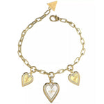 Guess Love Me Tender Two Tone Gold Plated Bracelet