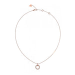 Guess Circle Lights Rose Gold Necklace