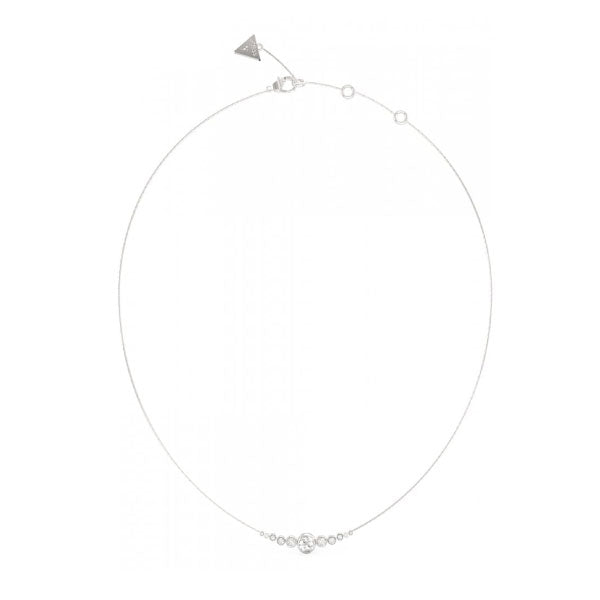 Guess Perfect Illusion Silver Tone Necklace