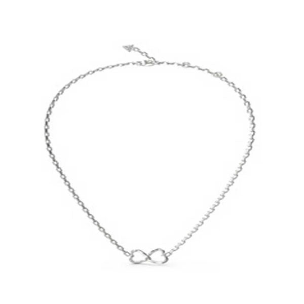 Guess Mon Amour Silver Tone Necklace