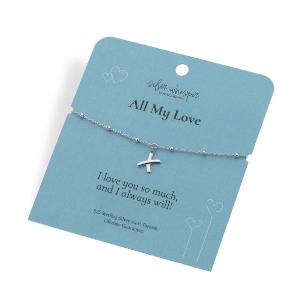 Hot Diamonds Silver Whisper All My Love Bracelet