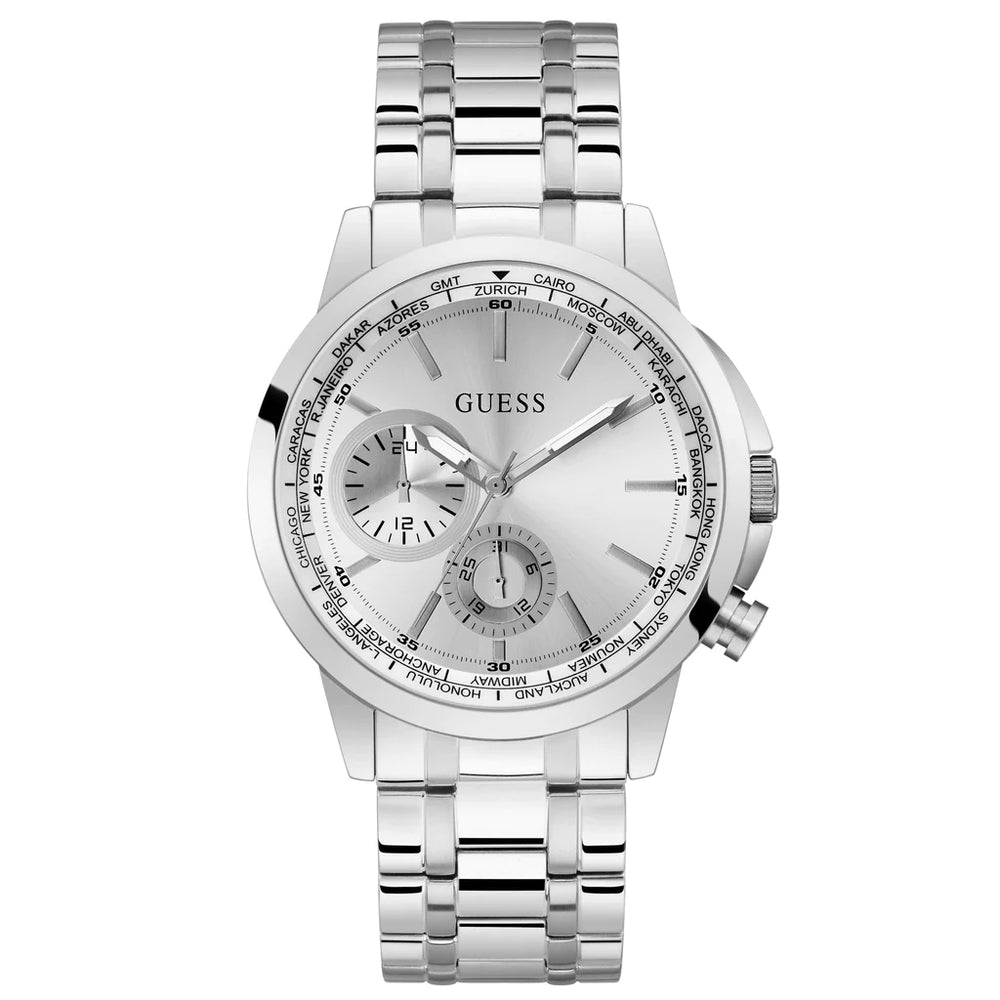 Guess Gents Spec Stainless Steel Watch