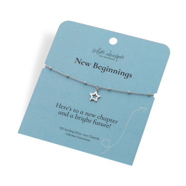 Hot Diamonds Silver Whisper New Beginnings Bracelet