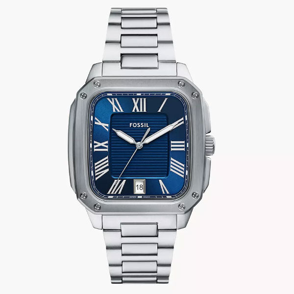 Crosby Three-Hand Date Stainless Steel Watch