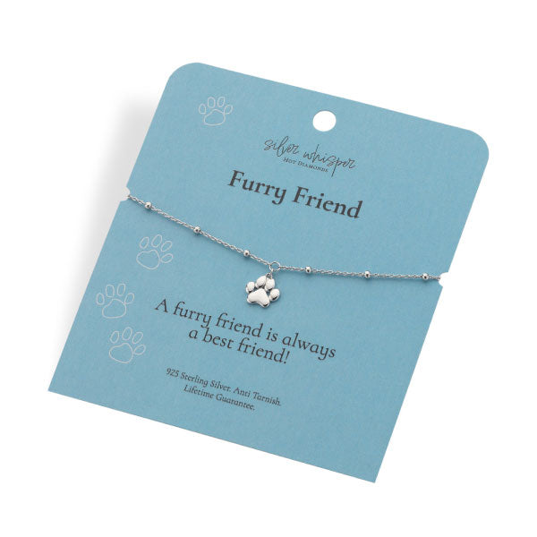 Hot Diamonds Silver Whisper Furry Friend Bracelet