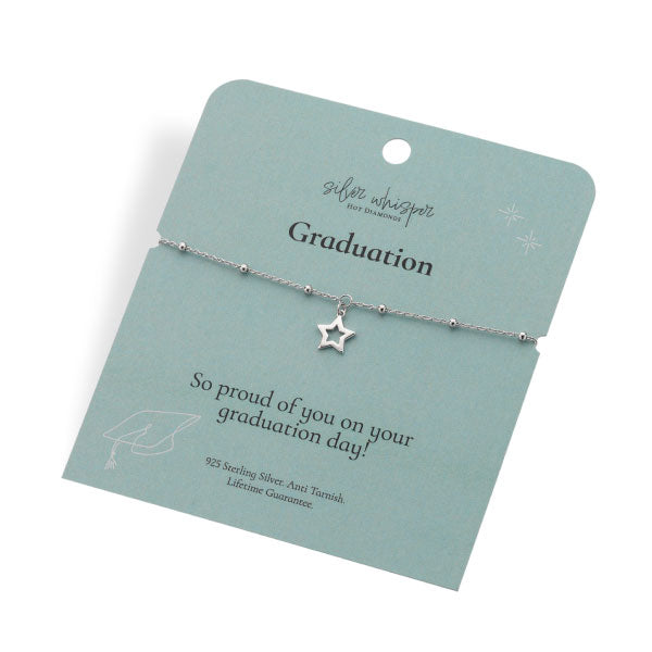 Hot Diamonds Silver Whisper Graduation Bracelet