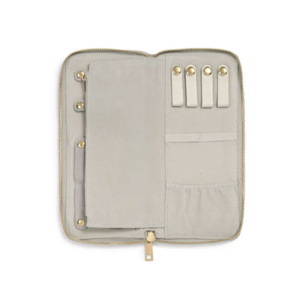 Small Taupe Jewellery Case