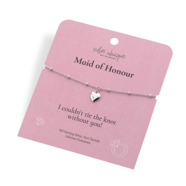Hot Diamonds Silver Whisper Maid of Honour Bracelet
