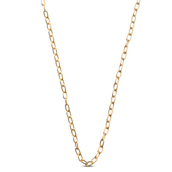 Gold Medium Charm Necklace