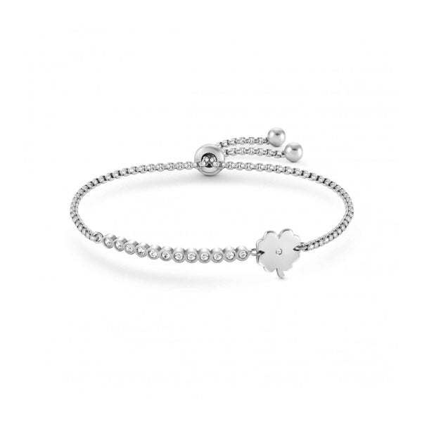 Nomination Chain/Zirconia Clover Bracelet SS