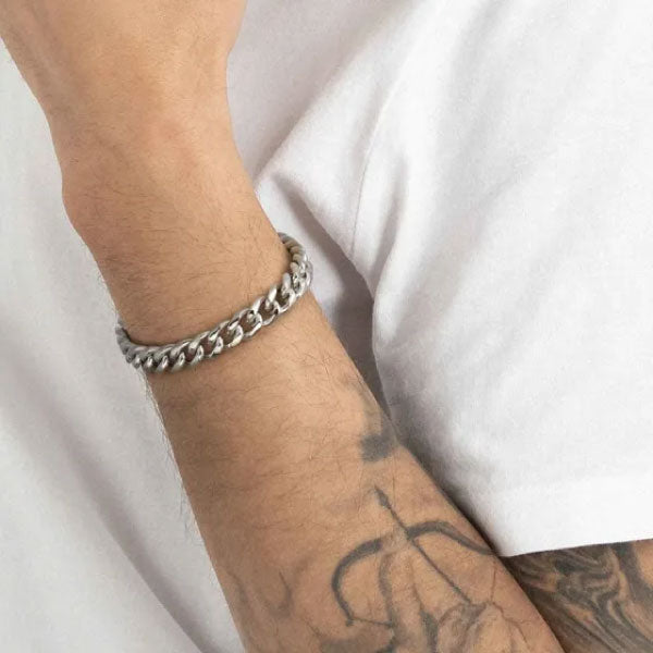 Nomination Mens Beyond Stainless Steel Curb Chain Bracelet