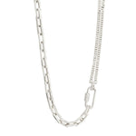 Pilgrim BE Cable Chain Necklace Silver-plated
