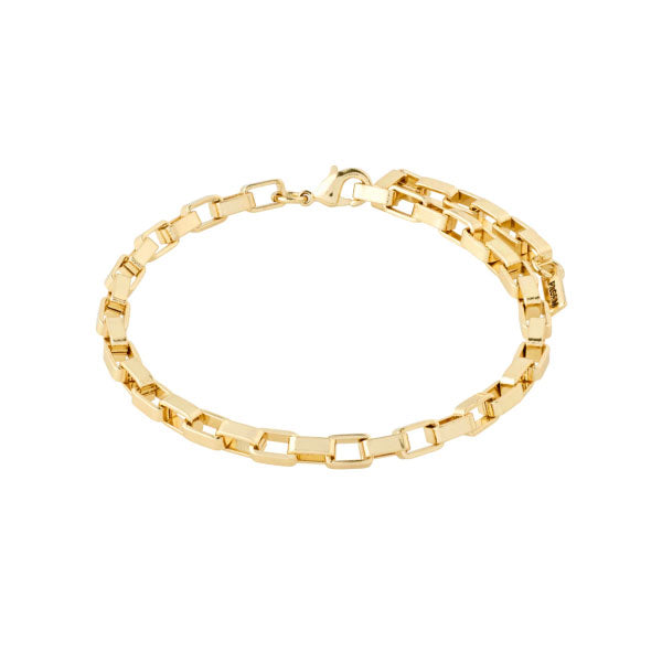 Pilgrim CLARITY cable chain bracelet gold-plated