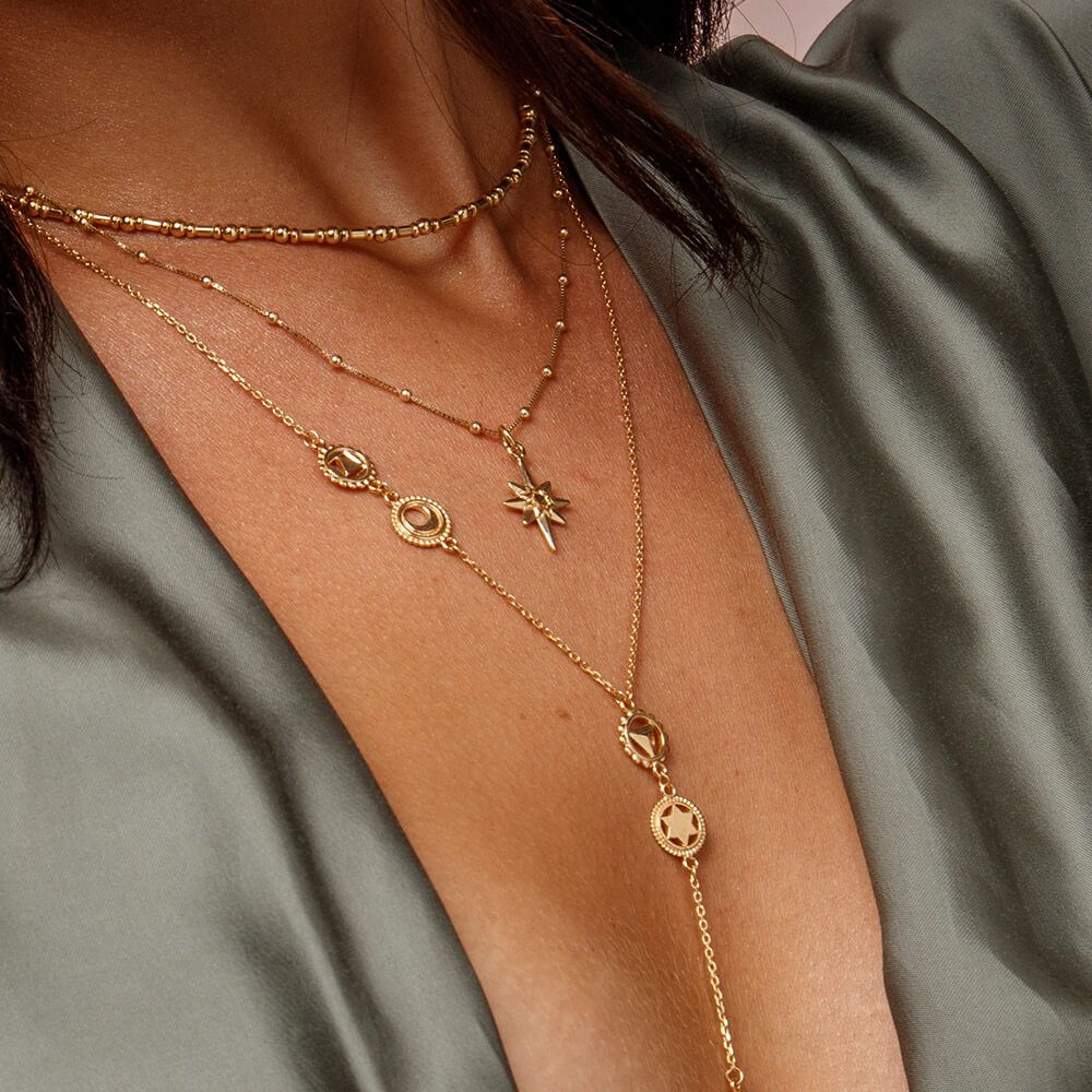 Lucky Star Necklace Gold