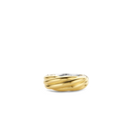 Ti Sento Gold Twisted Lines Ring
