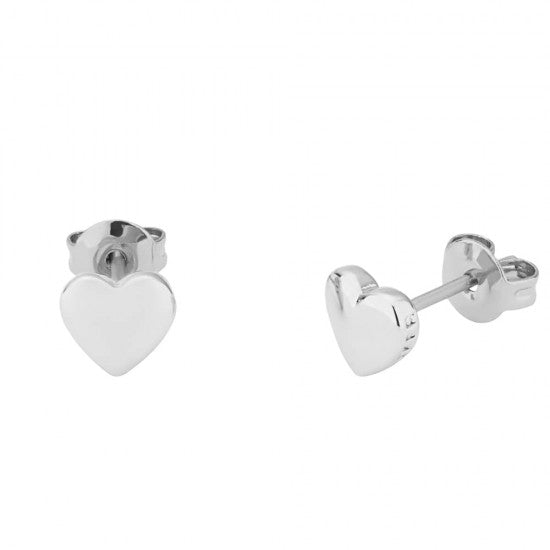 Ted Baker Harly Tiny Silver Heart Stud Earrings