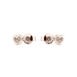 Ted baker Neena Nano Heart Rose Gold Stud Earrings