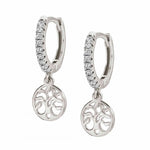 Nomination Chic & Charm Silver Tree Of Life Earrings