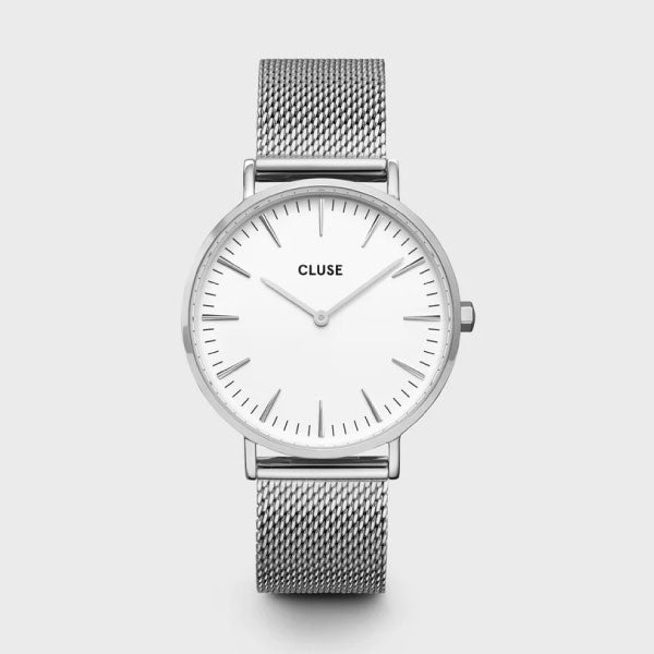 Silver hot sale cluse watch