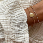 24Kae Pastel Stone Bracelet Gold