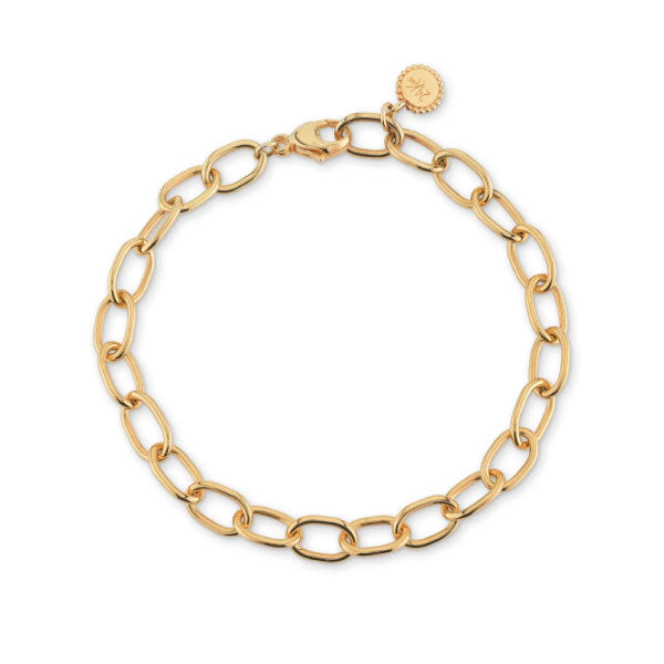 24Kae Chain Link Bracelet Gold