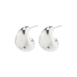 Pilgrim ADRIANA chunky mini hoop earrings silver-plated