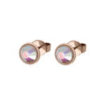 Qudo Boreale Aurora Crystal Studs Rose