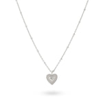 24Kae Heart Necklace Silver