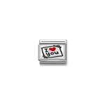 Nomination I Love You Card Charm