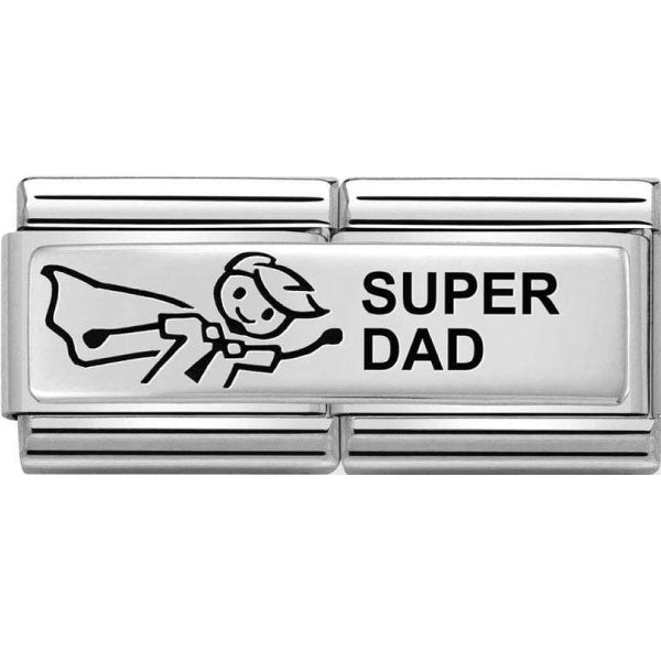 Nomination Super Dad Charm Silver
