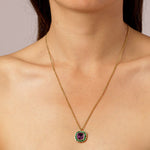 Dyrberg Kern Kelly SG Purple Necklace