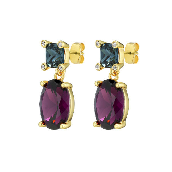 Dyrberg Kern Antonia SG Purple Earrings