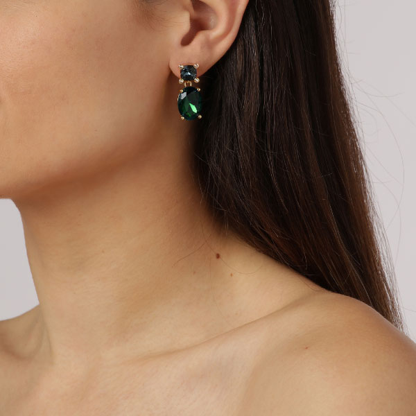 Dyrberg Kern Antonia SG Green Earrings