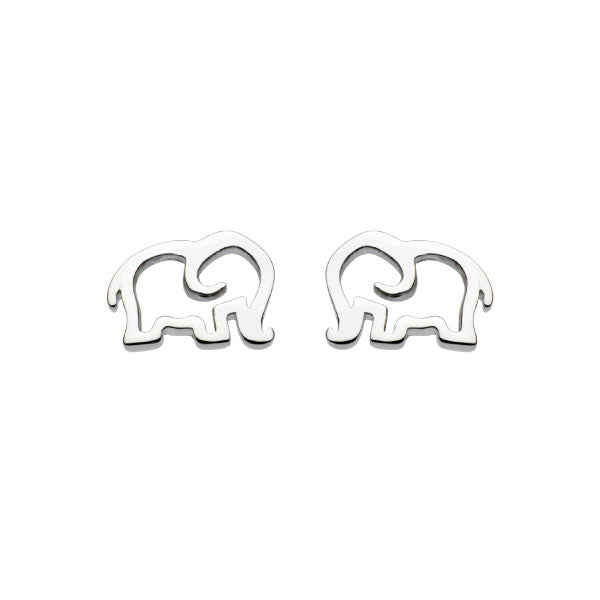 Dinky Dew Elephant Stud Earrings