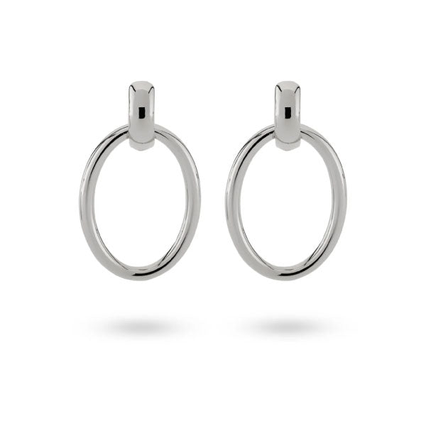 24Kae Classic Statement Earrings Silver