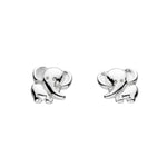 Dinky Dew Adorable Elephant Stud Earrings