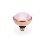 Qudo Bottone 10mm Rose Opal Crystal Topper Rose