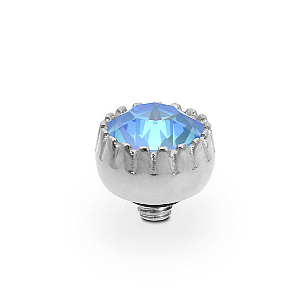 Qudo London Small 8mm Ocean Delight Topper Silver