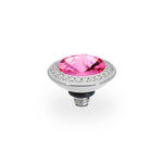 Qudo Tondo Deluxe 9mm Rose Crystal Topper