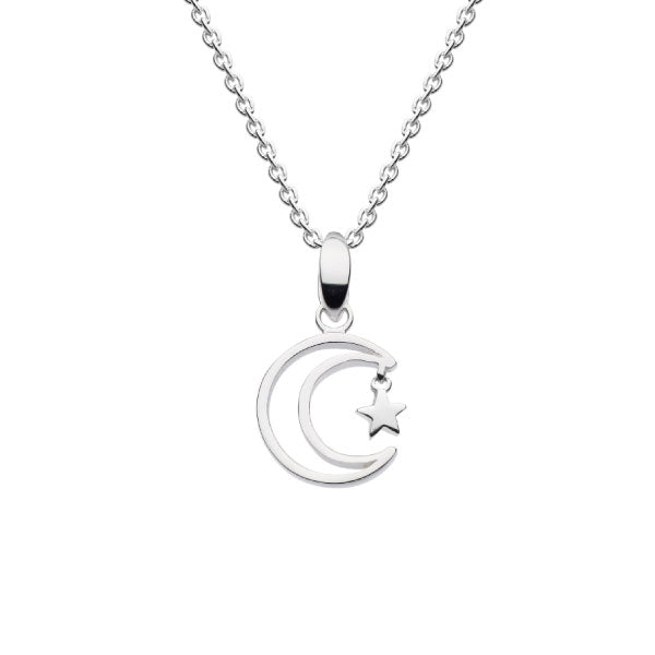 Dew Moon & Star Necklace