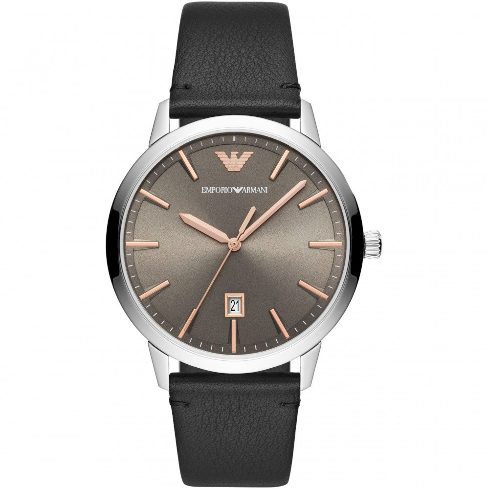 Emporio Armani Ruggero Men's Leather Watch