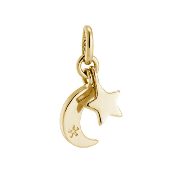 Star and Moon Charm Gold