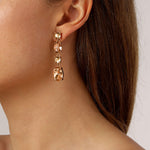 Dyrberg Kern Cornelia SG Peach/Golden Earrings