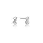 Ania Haie Orb Sparkle Stud Silver